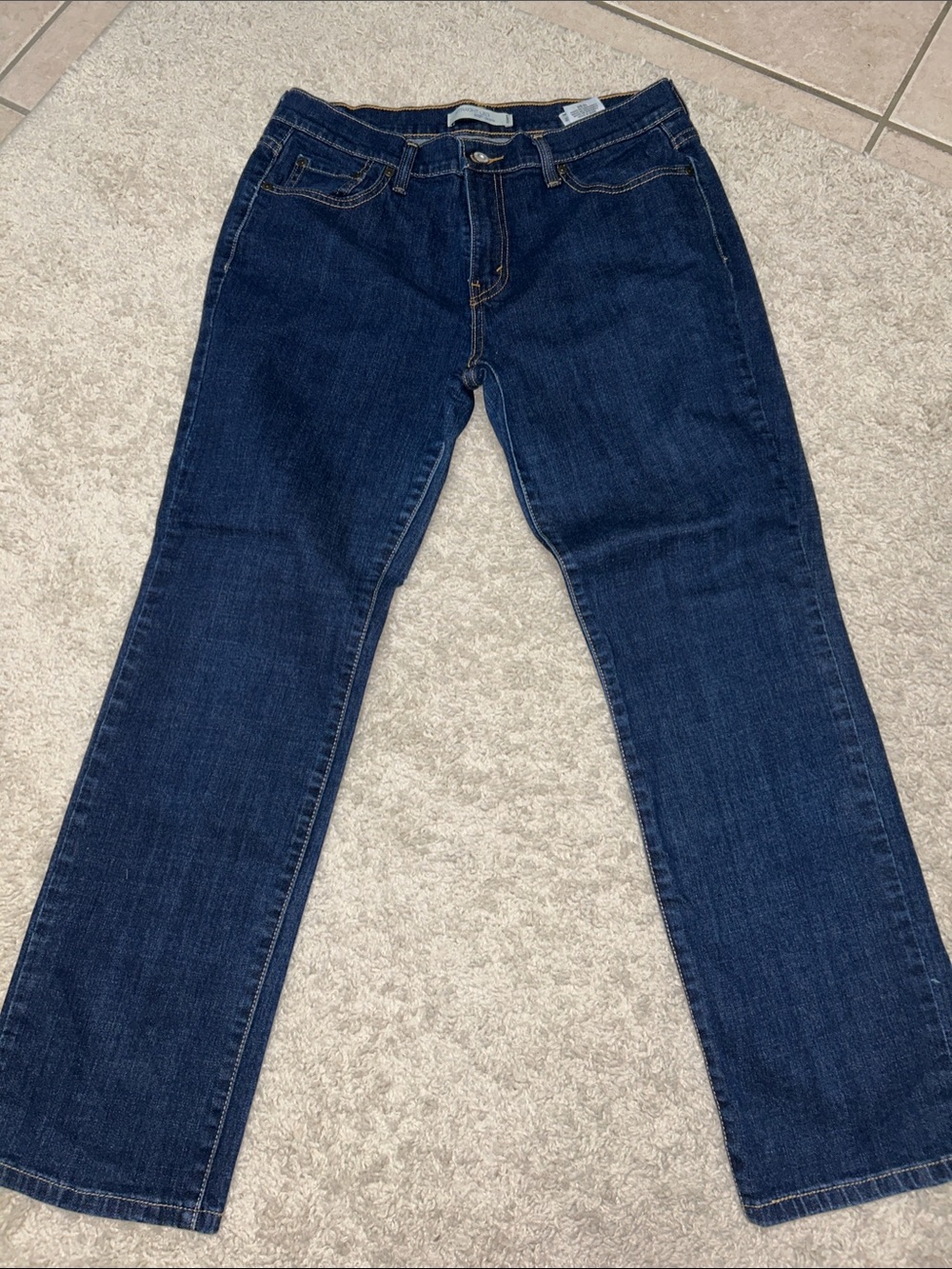 Levi's Dark Blue Women's straight leg 505